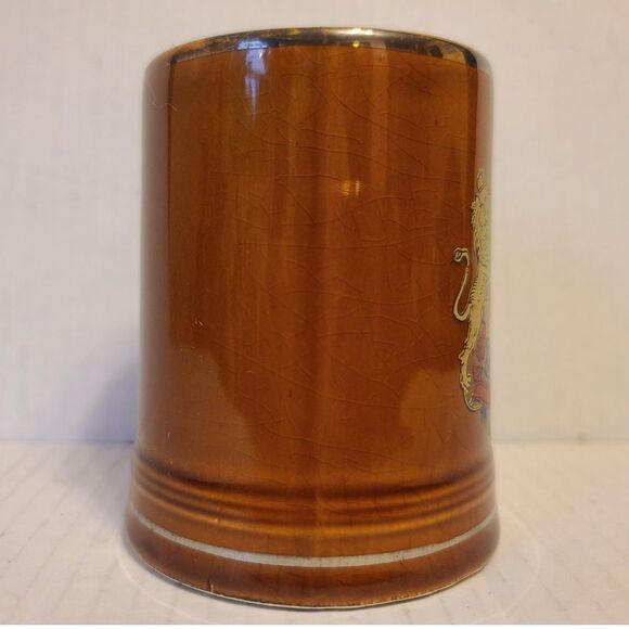 United Kingdom Crest Ceramic Beer Stein Vintage Nasco Mug 4.75" RARE‎ - Picture 3 of 8